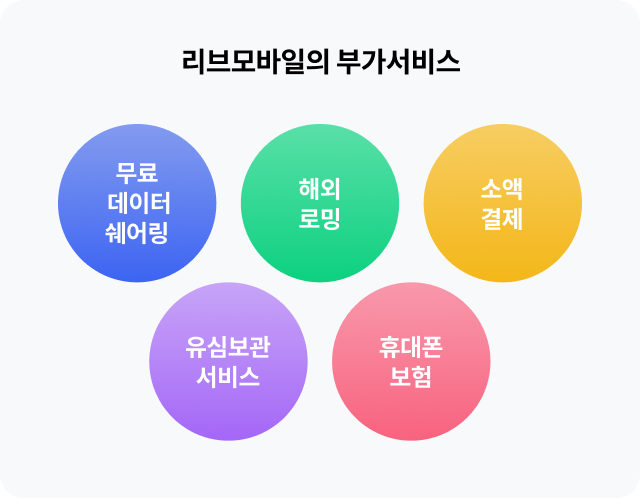 KB 리브모바일의 부가서비스